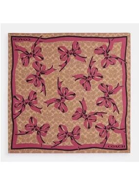 Coach Signature Bow Print Silk
Bandana #CZ527